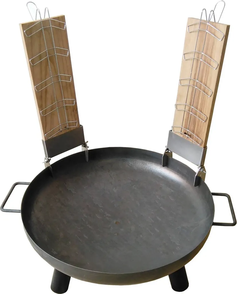 Grill Schwenkgrill Feuerschale Mit Topf Und 2 Flammlachs-Haltern 2341 19 Grill Schwenkgrill Feuerschale Mit Topf Und 2 Flammlachs-Haltern 2341 – Bild 19