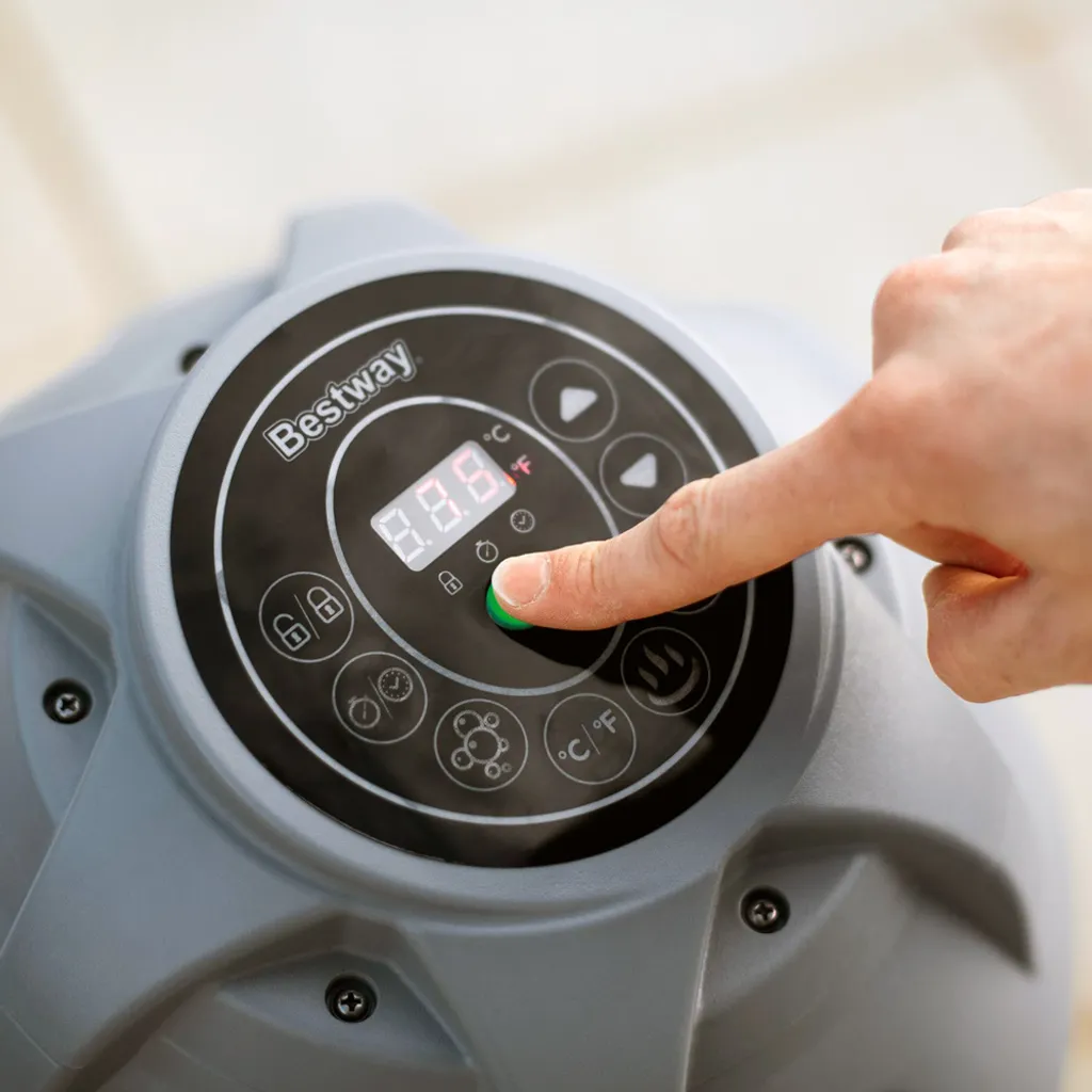 Bestway Lay-Z-Spa™ Milan AirJet Plus™ Rund, 196 X 71 Cm Mit App-Steuerung 7 Bestway Lay-Z-Spa™ Milan AirJet Plus™ Rund, 196 X 71 Cm Mit App-Steuerung – Bild 7