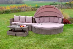 Merxx Relaxinsel "Riva" Ø 180 Cm Mit Erweiterungsset, Inkl. Kissen - Aluminiumgestell Mit Kunststoffgeflecht Natur 11 Merxx Relaxinsel "Riva" Ø 180 Cm Mit Erweiterungsset, Inkl. Kissen - Aluminiumgestell Mit Kunststoffgeflecht Natur -Grünwelt Exporteren Garten-Winkel e567fd16f95758a3a5201626fcd6e8ec