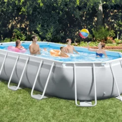 INTEX 26796GN Prism Frame Oval Pool 503 X 274 X 122 Cm -Grünwelt Exporteren Garten-Winkel e601d938b5a5b4eb287332b2f9fbc45d