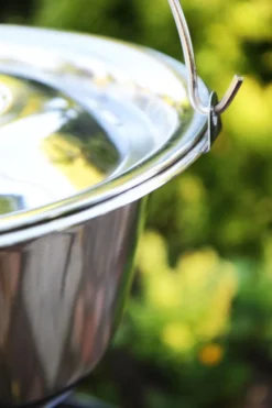 CookKing 121476 Dreibein Schwenkgrill 180cm Mit Edelstahltopf 14 L + Kurbel -Grünwelt Exporteren Garten-Winkel e695cda312365bfeb98ba879d95dcb5b