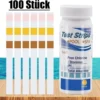 100x Pool Teststreifen 3in1 Chlor Brom PH Wert Alkalität Pooltester Wassertester Poolzubehör