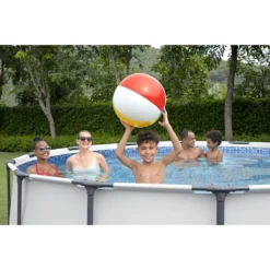 Bestway Steel Pro Max™ Frame Pool Komplett-Set, Rund, 427x107cm, 56950 -Grünwelt Exporteren Garten-Winkel e72ea7af64292c309f9f486c7a97e731