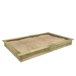 WICKEY King Kong 195 X 300 Cm Sandkasten Sandkiste Mit Sitzbank Garten Kinder Buddelkiste