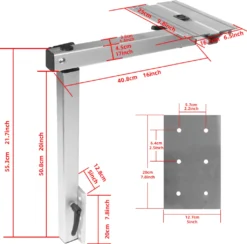 Tischbein 360 Tischfuß Tischhalterung Tischgestell RV Wohnmobil Yacht Camper Boot -Grünwelt Exporteren Garten-Winkel e80a7fa2e2e9c9023549ca80d405f358