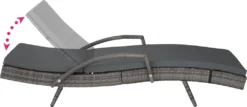 Tectake Aluminium Rattan Sonnenliege Océane - Grau -Grünwelt Exporteren Garten-Winkel e80e7024b73fb03038e7a75d67ac8811