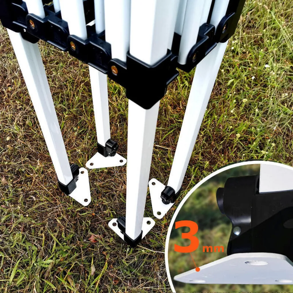 Gartenzelt 2x3m - Ohne 3 Wänden - Beige 5 Gartenzelt 2x3m - Ohne 3 Wänden - Beige – Bild 5