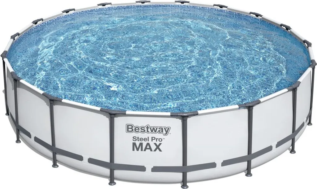 Bestway Steel Pro Max™ Frame Pool Komplett-Set, Rund, 549x122cm, 56462 1 Bestway Steel Pro Max™ Frame Pool Komplett-Set, Rund, 549x122cm, 56462
