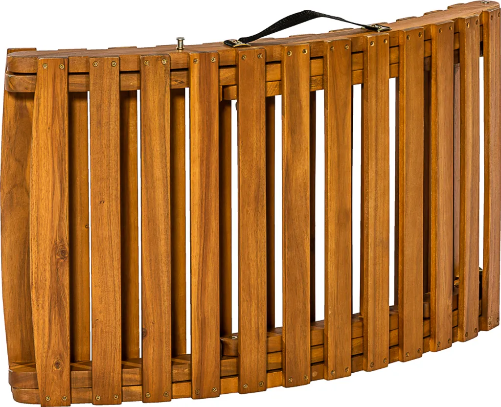 Merxx Gartenliege "Honopu" - Akazienholz, Inkl. Auflage Grau 5 Merxx Gartenliege "Honopu" - Akazienholz, Inkl. Auflage Grau – Bild 5