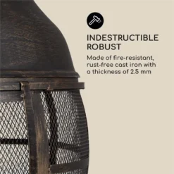 Titus Gartenkamin Gusseisen 360° FireView Rostfrei Sicherer Stand -Grünwelt Exporteren Garten-Winkel eb1752978243fbbbcea9109f891f72dd