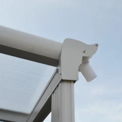 HOME DELUXE - Terrassenüberdachung 618 X 303 X 226 / 278 Cm Weiß Terrassendach Überdachung Carport -Grünwelt Exporteren Garten-Winkel ebb6c168f6c83cd6e1ffa282544eafc6