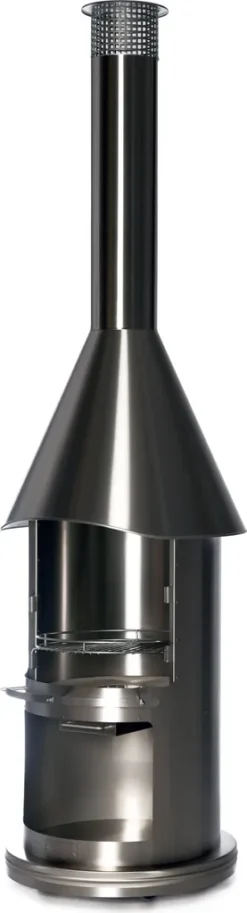 BUSCHBECK Edelstahlgrill Auckland Gebürstet Maße L65 X B65 X H230 Cm Edelstahl Gebürstet