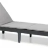 Allibert Sunlounger Liege Jaipur Inkl. Auflage, Farbe Graphit/Grau