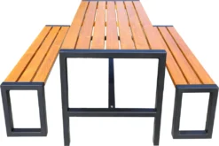 Natura Festzeltgarnitur MODERN 160 X 70 (Tisch + 2 Bänke) -Grünwelt Exporteren Garten-Winkel ece6bafe0ef2e0f6123a7addee1e81ea