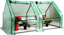 NYVI Tunnelgewächshaus NYVIGreen 160x80x80 Cm - Foliengewächshaus Für Pflanzen, Gemüse - Überwinterungszelt Wetterfest, Atmungsaktiv, Lichtdurchlässig - Treibhaus Für Garten, Terrasse, Balkon -Grünwelt Exporteren Garten-Winkel ecfc236b9c2028c6566d323016a6a4f9