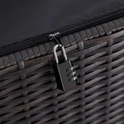 Tectake Auflagenbox Kiruna Mit Kunststoffgeflecht, 120x55x61,5cm, 270l - Braun 17 Tectake Auflagenbox Kiruna Mit Kunststoffgeflecht, 120x55x61,5cm, 270l - Braun -Grünwelt Exporteren Garten-Winkel ed1a08eadf5a55fc2a7ff14dd149246c