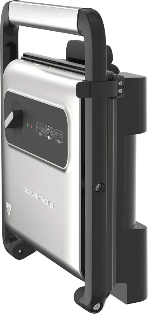 Tefal Kontaktgrill Inicio GC242D, Schwarz, Edelstahl, Rechteckig, Drehregler, 288 X 258 Mm, Scharnier, Fertig 2 Tefal Kontaktgrill Inicio GC242D, Schwarz, Edelstahl, Rechteckig, Drehregler, 288 X 258 Mm, Scharnier, Fertig – Bild 2