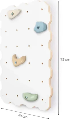 MAMOI® Kletterwand Für Kinderzimmer, Klettergerüst Und Spielgeräte Indoor, Klettern Mit Klettergriffe Für Kinder, Klettersteine, 1 Module Kletterturm Mit Griffe, Turngeräte 100% ECO -Grünwelt Exporteren Garten-Winkel ee4eb97b1a75edf5afb5bc350c7067c6