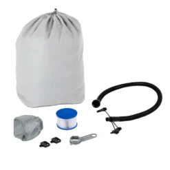 ECD Germany Aufblasbarer Whirlpool In-Outdoor Für 4 Personen, 100 Massagedüsen, LED-Display, 150x150 Cm, 600L, Extra-Zubehör, Seifenblase Jacuzzi Spa Pool Massage Heizung Wellness, Für Garten/Terrasse -Grünwelt Exporteren Garten-Winkel eeab967fec27772f8ecb7bac6ab9e5f8