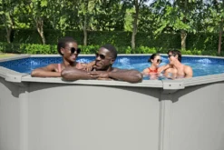 Bestway® Hydrium™ Stahlwandpool Komplett-Set Mit Sandfilteranlage 610 X 360 X 120 Cm, Granitgrau, Oval -Grünwelt Exporteren Garten-Winkel f07933366ecd762ac1d52563b396bc77