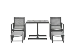 Garden Impressions Balkonset Alabama 5-teilig Aluminium Textilene Carbon Black -Grünwelt Exporteren Garten-Winkel f0a9895bb8e5c952b41a8d1042086a8d