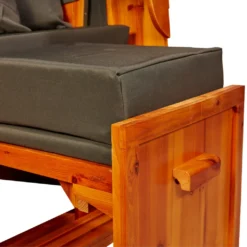 Intergrill Strandschönheiten Claudia Ostsee XXL Strandkorb 2,5-Sitzer VerschiedeneNachbildung Inkl Hülle Intergrill Strandkorb 2,5-Sitzer Claudia Ostsee Grau -Grünwelt Exporteren Garten-Winkel f0fd05c347c5ab65de57923529f64cae