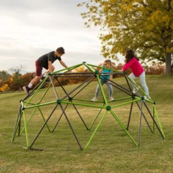 Lifetime Geometrisches Klettergerüst, Kletterkugel "Geodome" Grün / Bronze Ø 335 X 168 Cm -Grünwelt Exporteren Garten-Winkel f107ecf151fb97845d8e604d35d9e6ae