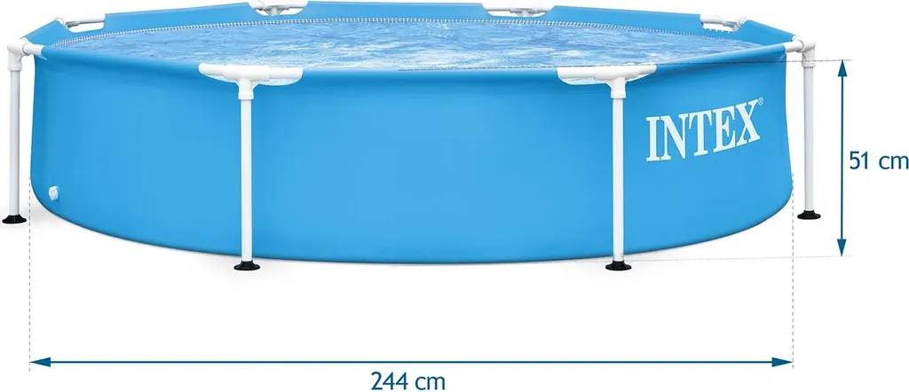 Intex 28205NP Framepool Aufstellpool 244x51cm 13 Intex 28205NP Framepool Aufstellpool 244x51cm – Bild 13