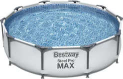 Bestway 56408 Rund Aufstellpool Stahl Pro Max 305x76 CmGestalten: Rund, Maße: 3 - 3,99 M, Filterpumpe: 58381 -Grünwelt Exporteren Garten-Winkel f19d5953f714d0df3191d6fd2e9b8c7d