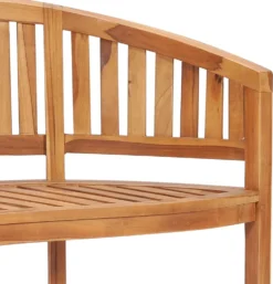 VidaXL Bananenbank 120 Cm Massivholz Teak -Grünwelt Exporteren Garten-Winkel f1af69f652e395e52611d9ea6e26e1bf