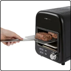 Clatronic EBG 3760 Elektro Beef-Grill, Keramischer Infrarot- Hochleistungsbrenner Mit 1600 Watt, Perfekte Steakergebnisse In Unter 45 Sekunden, 5 Elektrische Grillprogramme, LED-Display, In- Und Outdoor Schwarz -Grünwelt Exporteren Garten-Winkel f2530017fc17933e2d82b2c2f439cb2c