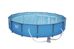 Bestway Frame Pool "Steel Pro" Set - Rund, 427 X 84 Cm; 56595 -Grünwelt Exporteren Garten-Winkel f2bdc2d65fab899d45a1683ed57422b1