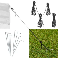 Tectake Faltbarer Garten Pavillon 3x3m Mit 4 Seitenteilen - Weiß -Grünwelt Exporteren Garten-Winkel f2ca91c30eea9d3bc6770770924422f6