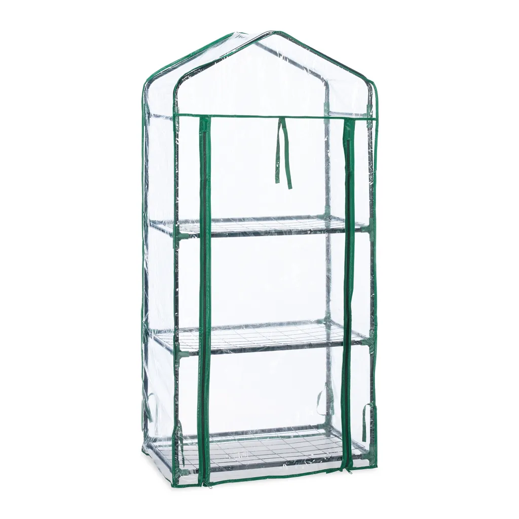 Relaxdays Gewächshaus Balkon 3 Etagen 10 Relaxdays Gewächshaus Balkon 3 Etagen – Bild 10