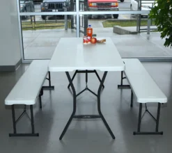 Lifetime Kunststoff Bierzeltgarnitur 3-teilig | Weiß | 183x70x74 Cm -Grünwelt Exporteren Garten-Winkel f322c10fde59ed1dfda28c6af251c3d0