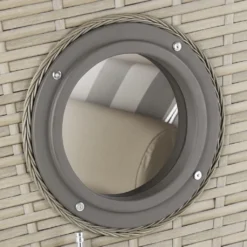 Hoberg 2-Sitzer-Strandkorb Mit Bullaugen Strandkorb Vollieger Gartenliege Ostsee Sitzer Sonneninsel Bullauge Grau Hoberg **Mit Modernem Bullauge** -Grünwelt Exporteren Garten-Winkel f3488cefa3fd41de988e6820d9669ef5