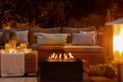 Planika Rio Gas Feuerstelle, Schwarz, Außenkamin, Outdoor, Rechteckig, Mit Glaskieselsteinen - Wetterfest, Terrassenheizung, Gasofen, Für Garten & Patio -Grünwelt Exporteren Garten-Winkel f42a7eaeb6412693caa55360d6da4c74