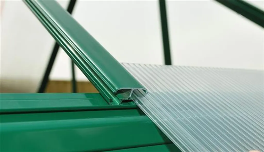 PALRAM-Mythos 6x6 Gewächshaus-grün/transparent-7175 2 PALRAM-Mythos 6x6 Gewächshaus-grün/transparent-7175 – Bild 2