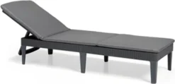 Allibert Sunlounger Liege Jaipur Inkl. Auflage, Farbe Graphit/Grau 37 Allibert Sunlounger Liege Jaipur Inkl. Auflage, Farbe Graphit/Grau -Grünwelt Exporteren Garten-Winkel f47730614f0fc3694fbd87077b50a7e1