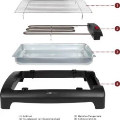 CLATRONIC Barbecue-Tischgrill BQ 2977 N Schwarz 15 CLATRONIC Barbecue-Tischgrill BQ 2977 N Schwarz -Grünwelt Exporteren Garten-Winkel f4ab439e513b0b8af190faba4e894d3e