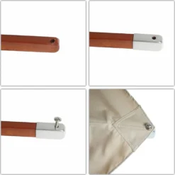 Ersatz-Bezug Für Gastronomie Holz-Sonnenschirm MCW-C57, Sonnenschirmbezug Ersatzbezug, Eckig 3x3m Polyester 3kg Terracotta -Grünwelt Exporteren Garten-Winkel f52878dec44d391a389def3492504de6