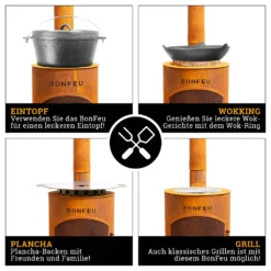 BonFeu Bongiano LP Rost Terrassenöfen 19 BonFeu Bongiano LP Rost Terrassenöfen -Grünwelt Exporteren Garten-Winkel f5498da0814cafb53b1b64ff593f2e72