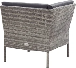 VidaXL 6-tlg. Garten-Sofagarnitur Mit Auflagen Poly Rattan Grau -Grünwelt Exporteren Garten-Winkel f5d87c8393fb1b1593375713888dc9c2