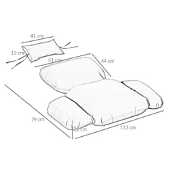 Outsunny Hängesessel Kissen Auflage Für Hängekorb Sitzkissen Ersatzkissen Hängeschaukel Rückenkissen Polyester 112 X 79 X 22 Cm -Grünwelt Exporteren Garten-Winkel f699066eb5b8b08f51ddf48d645988e8