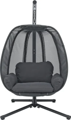 Hängesessel Abegondo Mit Gestell Und Kissen Indoor Outdoor Max. 120 Kg Hängekorb Hängestuhl Für Innen- Und Außen Stahlgestell Dunkelgrau 10 Hängesessel Abegondo Mit Gestell Und Kissen Indoor Outdoor Max. 120 Kg Hängekorb Hängestuhl Für Innen- Und Außen Stahlgestell Dunkelgrau -Grünwelt Exporteren Garten-Winkel f6c47ecaff019b87fd6cda51e72a2e60