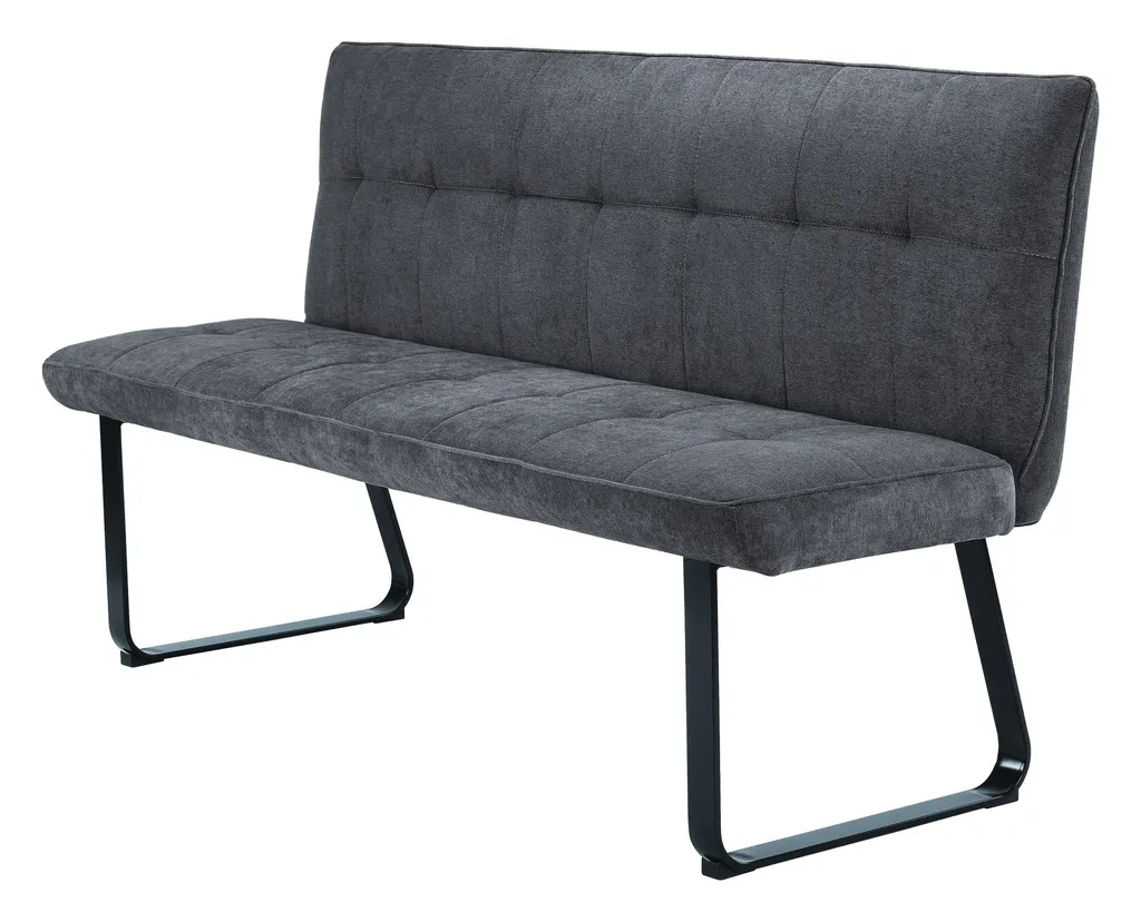 Bank "TALEA" Aus Microfaser In Grau. Abmessungen (BxHxT) 160x92x59 Cm 1 Bank "TALEA" Aus Microfaser In Grau. Abmessungen (BxHxT) 160x92x59 Cm