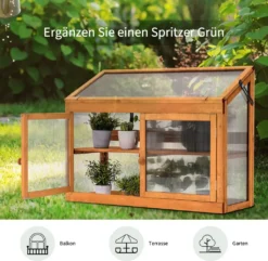 MCombo 2 Etage Höhenverstellbares Anlehngewächshaus Treibhaus Pflanzenhaus Holz 0160 -Grünwelt Exporteren Garten-Winkel f7cf333f4c8aecb8a35dcd87c35c2da8