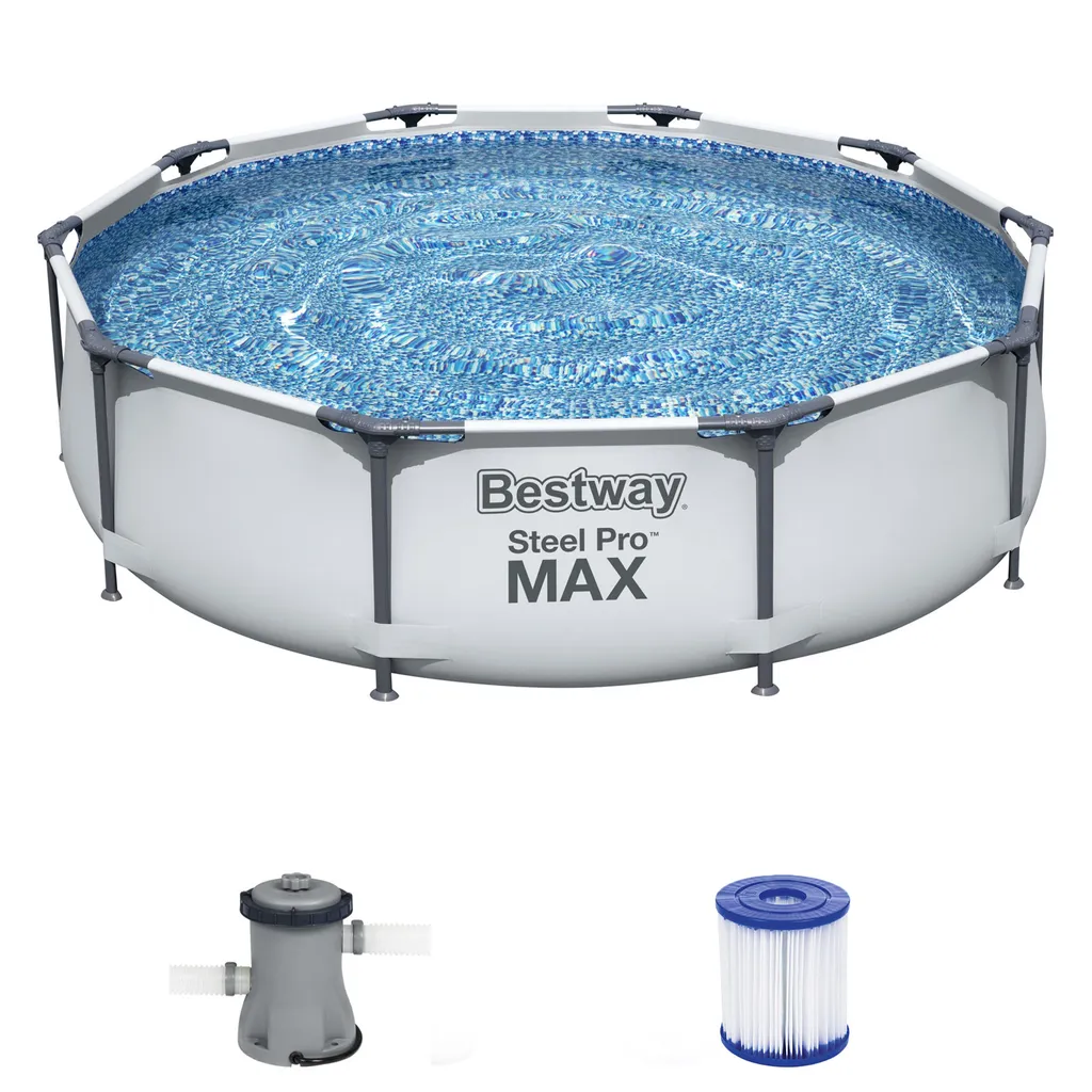 Bestway Frame Pool "Steel Pro" Ø 305 X H 76 Cm 13 Bestway Frame Pool "Steel Pro" Ø 305 X H 76 Cm – Bild 13