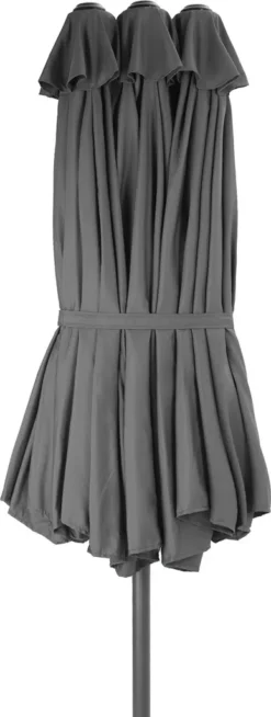 Tectake Sonnenschirm Silia 460x270cm Mit 3 Winddächern - Grau -Grünwelt Exporteren Garten-Winkel f7fa45247e0ba551be28151e6f189b36