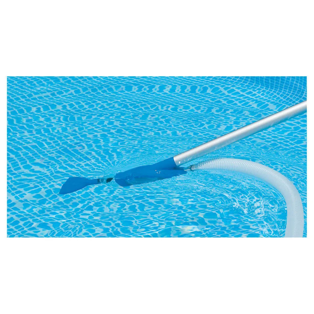 Intex Pool Reinigungsset, Teleskopstiel 2,79m / Schlauch 7,5m / 2tlg. Bodensauger Mit Filtersieb Zum Anschluß An Die Filterpumpe, 7 Intex Pool Reinigungsset, Teleskopstiel 2,79m / Schlauch 7,5m / 2tlg. Bodensauger Mit Filtersieb Zum Anschluß An Die Filterpumpe, – Bild 7